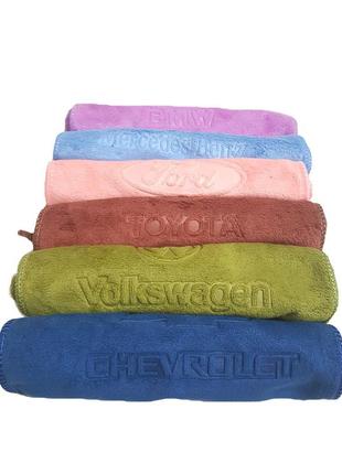 Качественные плюшевые полотенца 50*25см3 фото