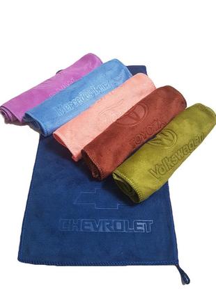 Качественные плюшевые полотенца 50*25см