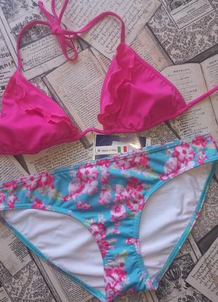 Купальник шторки 75а 75в 46 р c&a италия евро 38