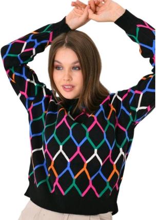 Укороченый стильный женский свитер2 фото