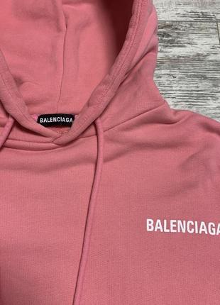 Balenciaga розовое худи2 фото