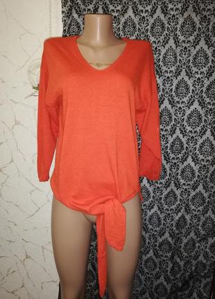 Свитер тонкий с завязками m&s