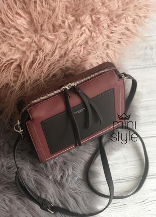 Сумка на длинной ручке cross-body сумочка трендовая и стильная кроссбоди david jones3 фото