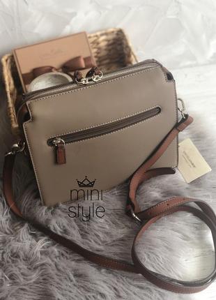 Сумка на длинной ручке cross-body сумочка трендовая и стильная кроссбоди david jones9 фото