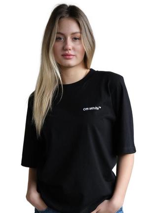 Футболка жіноча off-white 8487 black xs
