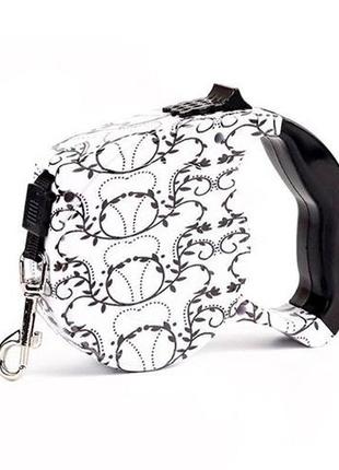 Рулетка узор 5м/15кг пластиковая ручка лента фиксатор