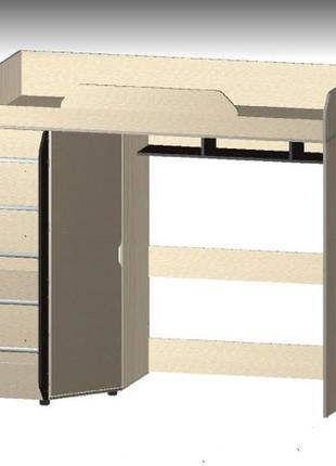 Кровать чердак аякс для детей и подростков