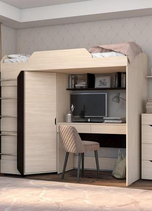 Кровать чердак аякс для детей и подростков