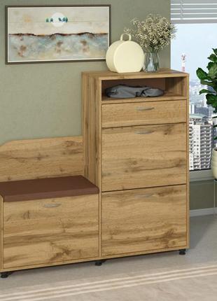 Тумба для взуття б-5. обувница з сидінням