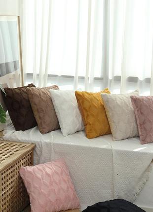 Наволочка декоративна на подушку стильний чохол на подушку сучасна дизайнерська наволочка 45*45, ромб6 фото