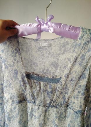 Романтическая летняя блузка prenatal (размер s)4 фото
