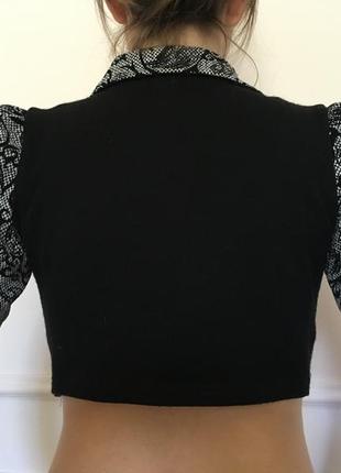 Новый женский укороченный пиджак. размер 46-48.2 фото