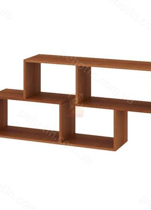 Навесная книжная полка-7 для книг и декора