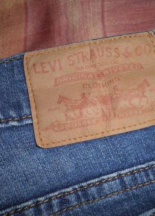 Стильні акуратні зручні джинсові шорти levis оригінал w31 якість!3 фото