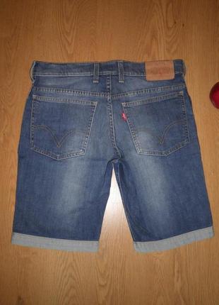 Стильні акуратні зручні джинсові шорти levis оригінал w31 якість!2 фото