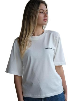 Футболка жіноча off-white 8487 white xs