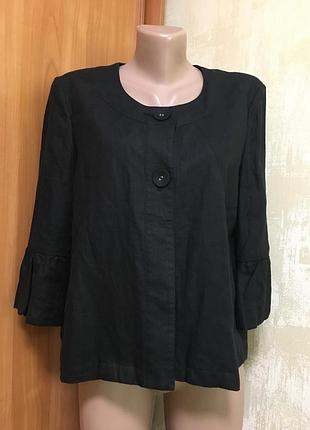 Льняний жакет,піджак,кардиган klass !!