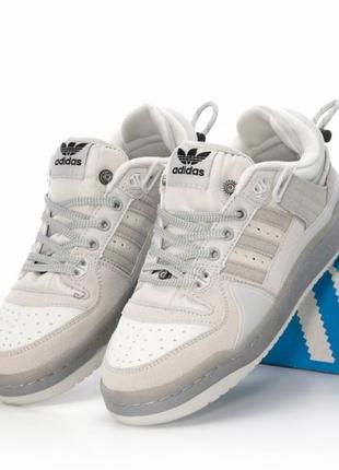 Кроссовки adidas forum low bad bunny grey