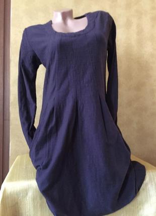 Стильное удобное платье с карманами