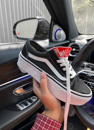 ✅vans old skool platform premium женские кеды