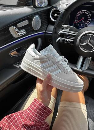 Adidas gazelle bold grey женские кеды