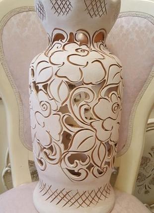 Декоративна ваза ажурна