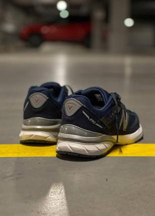 Мужские кроссовки new balance 990 v5 navy5 фото