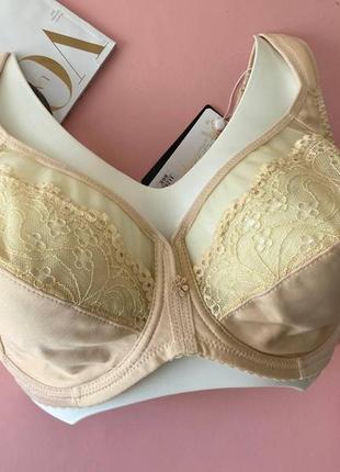 90f бюстгальтер бежевый чашка f без поролона