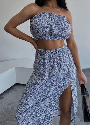 Костюм спідниця та топ