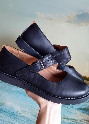 Кожаные туфли clarks, по бирке 38 р,вьетнам 5e