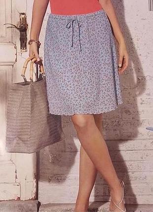 Літня жіноча спідниця легенька s-m, m-l(xl) blue motion