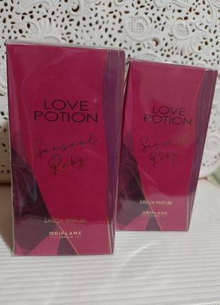 Парфюмерная вода love potion sensual ruby лав поушен сеншуэл руби орифлейм код 443003 фото