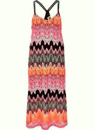 Яскравий сарафан на тонких бретелях river island girl
