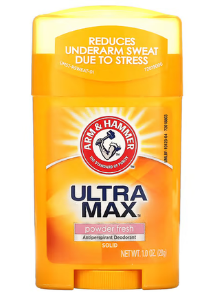 Arm&hammer чоловічий дезодорант антиперспірант стік powder fresh 28 г