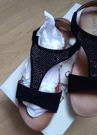 Босоножки натуральная кожа замш