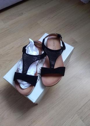 Босоножки натуральная кожа замш