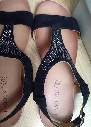 Босоножки натуральная кожа замш