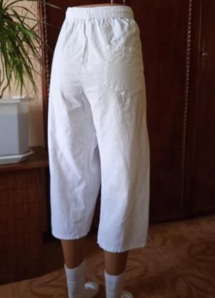 Бавовняні укорочені брюки бріджи marchan.3 фото