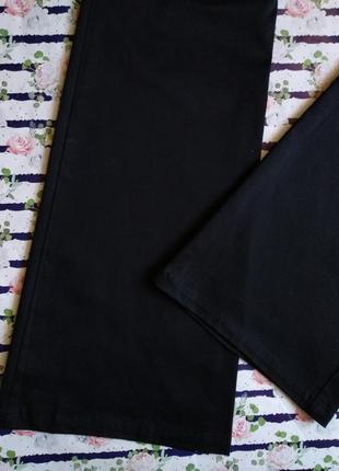 Черные брюки полу клёш clockhouse размер3 фото