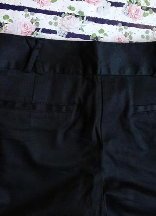 Черные брюки полу клёш clockhouse размер4 фото
