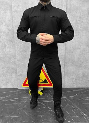 🔴 тактичний чорний чоловічий костюм воєнний , тактический весна лето літо