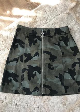 Юбка камуфляжна