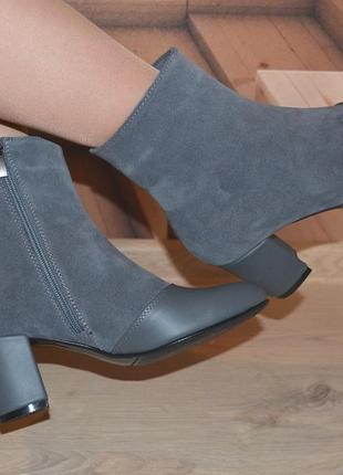 Ботинки из натуральной кожи на каблуке 6см!