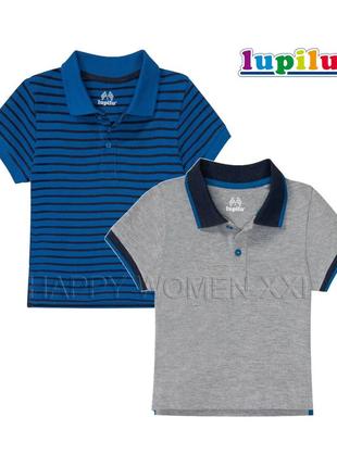 2-6 лет набор футболок для мальчика lupilu поло тенниска рубашка спортивная футболка с воротничком