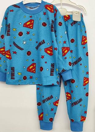 Тонкая хлопковая пижама для мальчика, цена зависит от размера