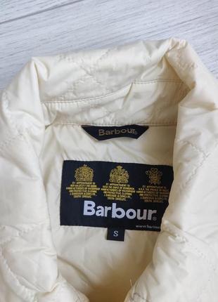 Стеганая легкая куртка ветровка бренда barbour3 фото