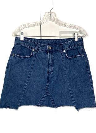 Divided h&m юбка с необработанным низом