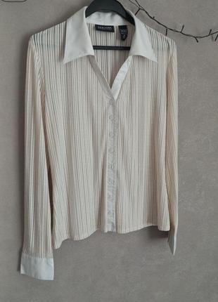 Рубашка new york &amp; company белого цвета размер m