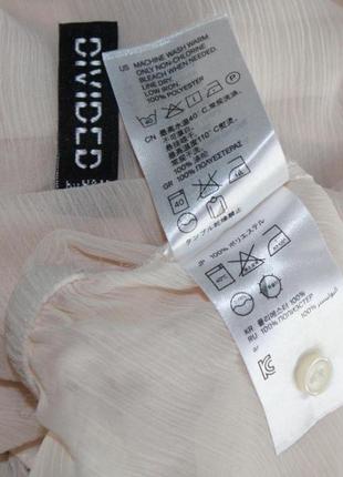Блуза шифон h&m 36-38р. летняя распродажа! 4