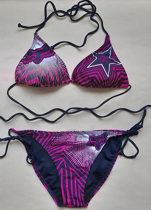 Купальник роздільний жіночий на зав'язках трикутники